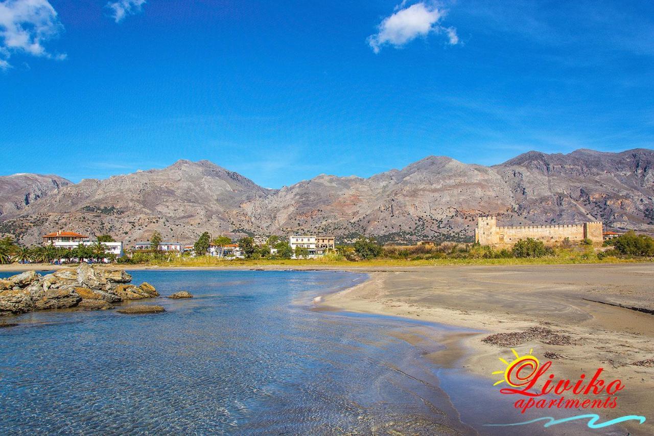 Liviko Beach Apartments - Only Adults Frangocastelo Bagian luar foto